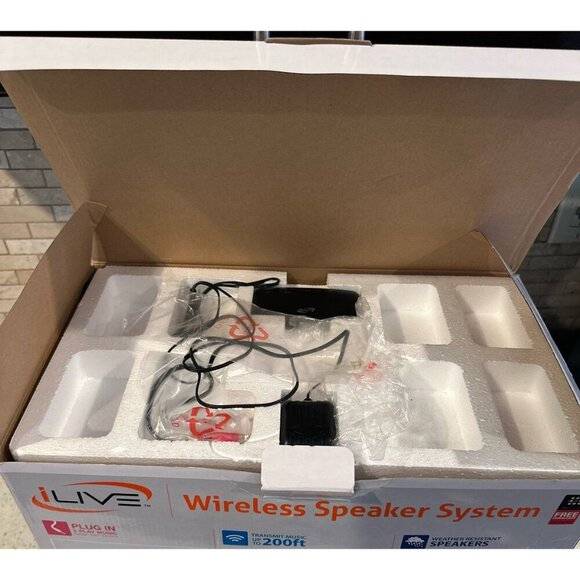 iLive ISA30B - Speaker system - wireless new open box - Picture 4 of 4
